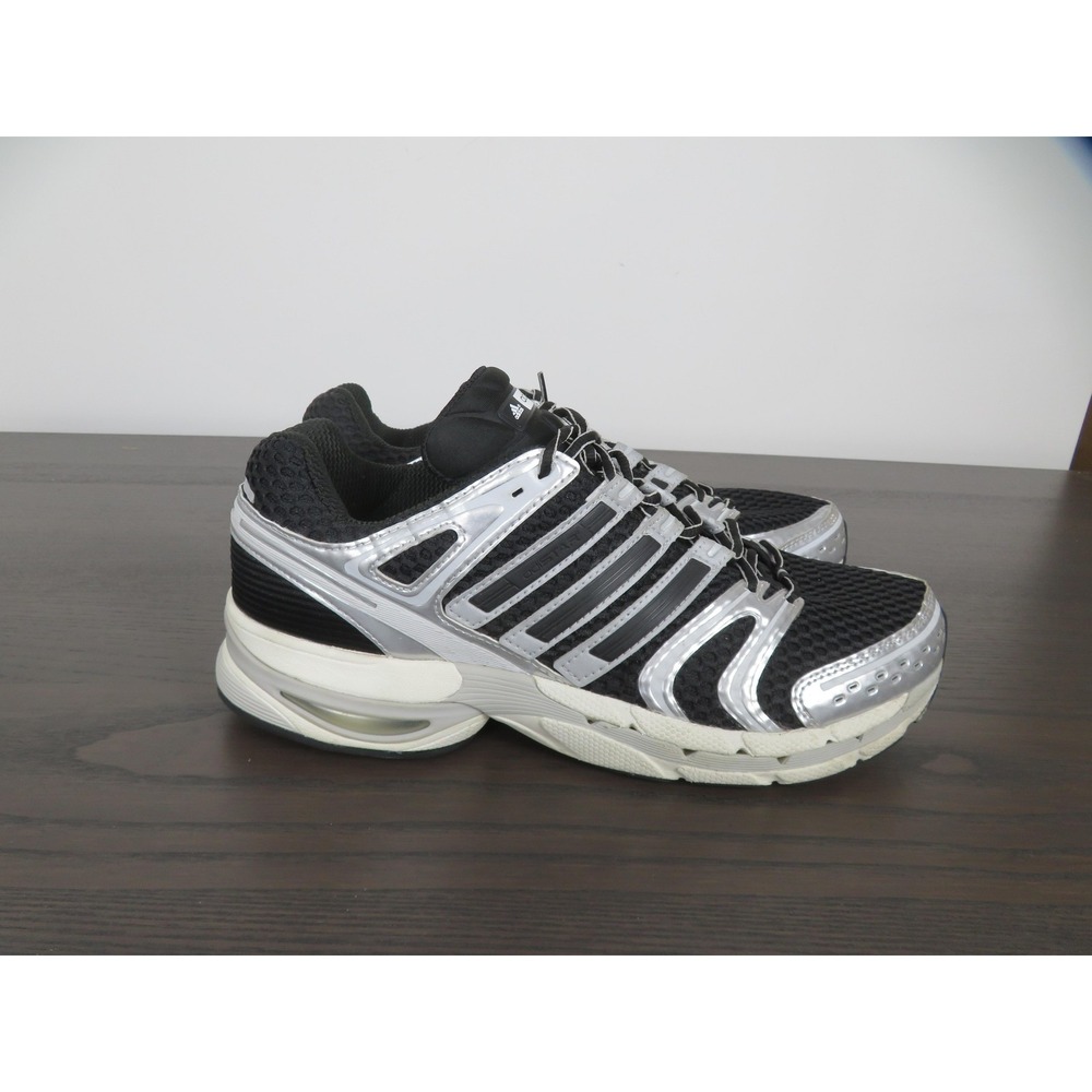 Adidas AdiSTAR Control 5 Shoes Mens 12 Black Silver Running Sneakers AJQ4169